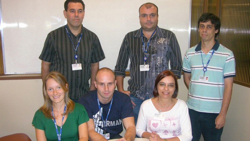 Parte da equipe responsável pelo desenvolvimento do sistema CDV/