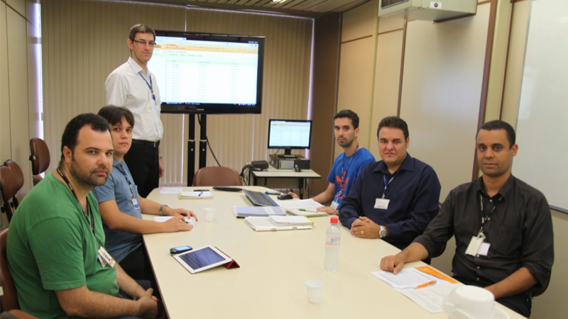 Na foto: Edson Harry, Marcelo Aguiar, Daniel Freire, Luiz Henrique Mello, Carlos André da Silva e Marcelo Moreira