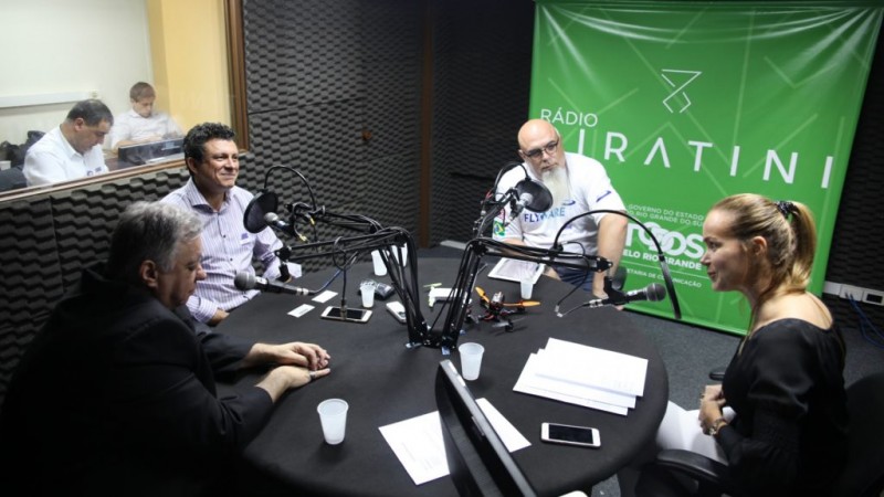 Jerônimo Lima (Mettodo – Reflexão Estratégica), Robinson Klein (Cigam Software Corporativo S.A.) e Rafael Ritter (Flyware)