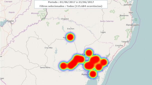 mapa de calor
