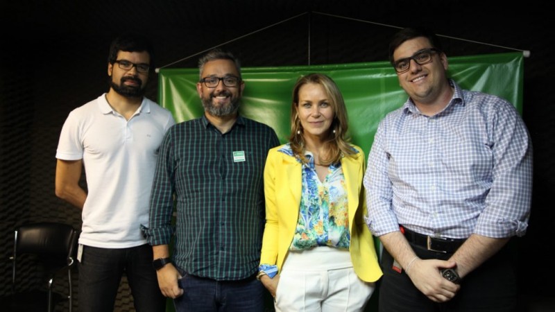 Messias de Paula Pereira (Mespper), Juliano Murlick (Triider) e Everson Nunes (2Cloud Tecnologia).