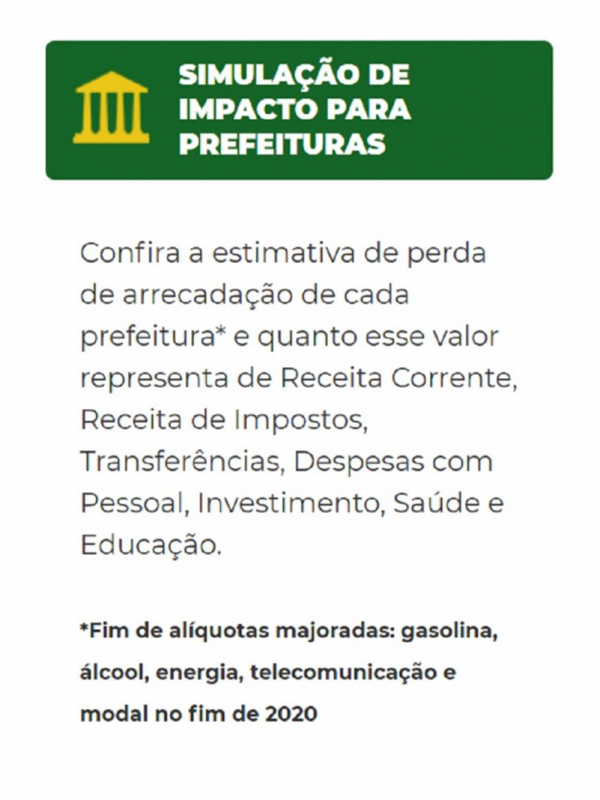 simulador para os municípios