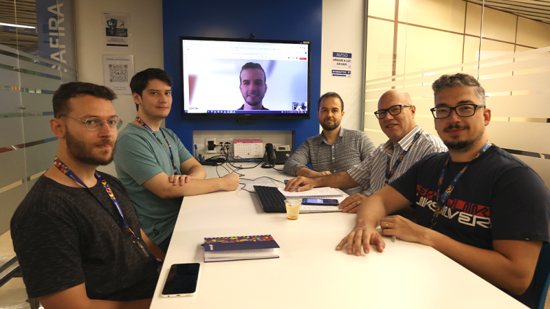 Reunião entre a equipe da Procergs e SPGG