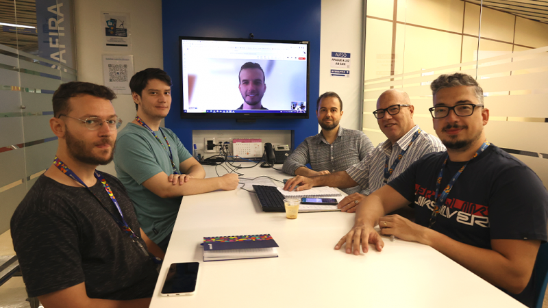 Reunião entre a equipe da Procergs e SPGG
