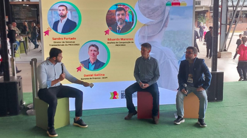 Painel sobre a plataforma Produtor On Line